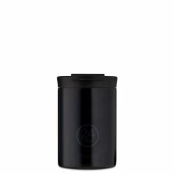 Aktion ???? 24 Bottles Travel Tumbler Basic Isolierbecher Mini - 350 Ml - Tuxedo Black ????
