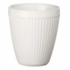 Coupon ???? ASA THERMO Thermobecher Striped - Ø 8,4 Cm - H 9,5 Cm - 200 Ml - Weiß ????