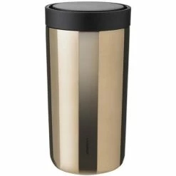 Besorgen ???? Stelton To Go Click Thermotrinkbecher - 200 Ml - 14x7,2x7,2 Cm - Dark Gold ????