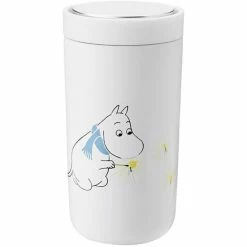 Alternative view of Am billigsten ???? Stelton To-Go Click Moomin Thermobecher - 200 Ml - Frost ????
