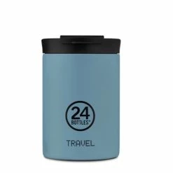 Aktion ⭐ 24 Bottles Travel Tumbler Earth Isolierbecher Mini - 350 Ml - Powder Blue 🤩