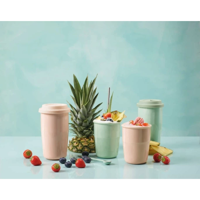 Billig ???? ASA CUP & GO Thermobecher XL - Ø 8,5 Cm - H 14,5 Cm - 350 Ml - Rose ???? 2 Billig ???? ASA CUP & GO Thermobecher XL - Ø 8,5 Cm - H 14,5 Cm - 350 Ml - Rose ???? – Bild 2