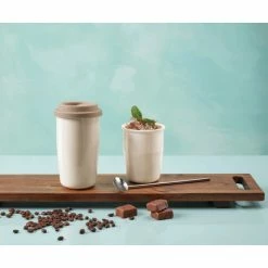 Alternative view of Billig ???? ASA CUP & GO Thermobecher XL - Ø 8,5 Cm - H 14,5 Cm - 350 Ml - Creme-braun ????