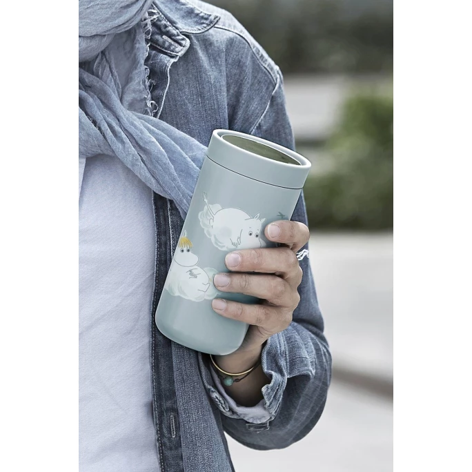 Aktion ???? Stelton Moomin To Go Click Thermobecher Doppelwandig - 200 Ml - Soft Cloud ⌛ 3 Aktion ???? Stelton Moomin To Go Click Thermobecher Doppelwandig - 200 Ml - Soft Cloud ⌛ – Bild 3