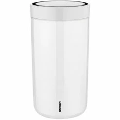 Bestes Angebot ???? Stelton To Go Click Stahl 675 Thermobecher - 200 Ml - Chalk ????