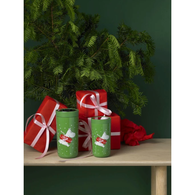 Auslauf ???? Stelton To-Go Click Moomin Isolierbecher - 200 Ml - Present ???? 3 Auslauf ???? Stelton To-Go Click Moomin Isolierbecher - 200 Ml - Present ???? – Bild 3