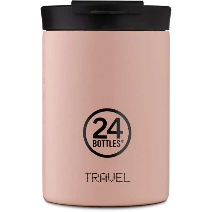 Großhandel ???? 24 Bottles Travel Tumbler Fill & Go Lid Isolierbecher - 350 Ml - Dusty Pink ???? 1 Großhandel ???? 24 Bottles Travel Tumbler Fill & Go Lid Isolierbecher - 350 Ml - Dusty Pink ????