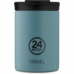 Coupon ???? 24 Bottles Travel Tumbler Fill & Go Lid Isolierbecher - 350 Ml - Powder Blue ????