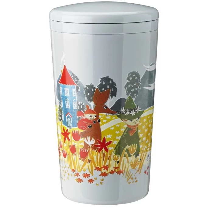 Bestpreis ???? Stelton Moomin Carrie Thermobecher - 400 Ml - Sky ???? 1 Bestpreis ???? Stelton Moomin Carrie Thermobecher - 400 Ml - Sky ????