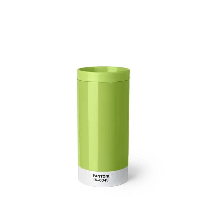 Budget ✨ Pantone To Go Cup Thermobecher - 430 Ml - Green 15-0343 ???? 1 Budget ✨ Pantone To Go Cup Thermobecher - 430 Ml - Green 15-0343 ????