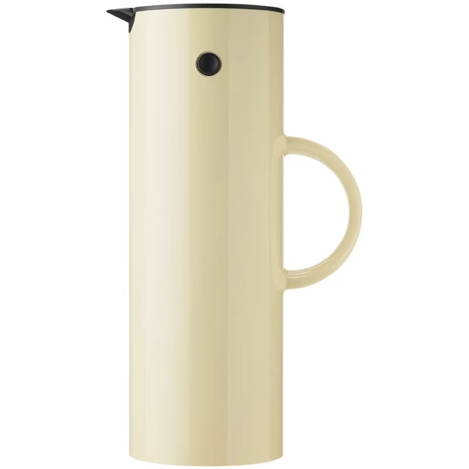 Auslauf ???? Stelton EM77 Isolierkanne - 1 Liter - 30x17x10,5 Cm - Mellow Yellow ✔️ 1 Auslauf ???? Stelton EM77 Isolierkanne - 1 Liter - 30x17x10,5 Cm - Mellow Yellow ✔️