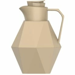 Schlussverkauf ???? Present Time Origami Thermokanne - 1000 Ml - Matt Sand Brown ⌛
