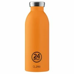 Auslauf ???? 24 Bottles Clima Bottle Stone Trinkflasche - 500 Ml - Total Orange ⭐