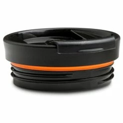 Großhandel ⌛ 24 Bottles Sip & Go Lid Travel Lid Flaschenverschluss - ø 8,2 Cm - Höhe 3,5 Cm - Black ????