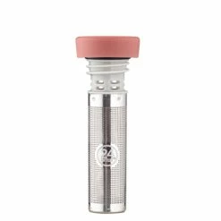 Coupon ???? 24 Bottles Infuser Lid Tea Infuser Verschluss - ø 4,6 Cm - Höhe 6 Cm - Light Pink ????