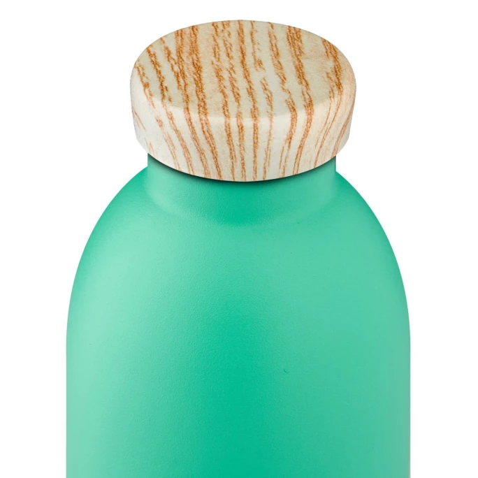 Brandneu ???? 24 Bottles Clima Bottle Wood Isolier-Trinkflasche - 500 Ml - Mint ???? 2 Brandneu ???? 24 Bottles Clima Bottle Wood Isolier-Trinkflasche - 500 Ml - Mint ???? – Bild 2