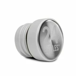 Coupon ???? 24 Bottles Water Lid Ersatz-Schraubverschluss - Für 500 & 1000 Ml Flaschen - Light Grey ????