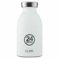 Beste Bewertungen von ???? 24 Bottles Clima Bottle Basic Isolier-Trinkflasche Mini - 330 Ml - Ice White ????