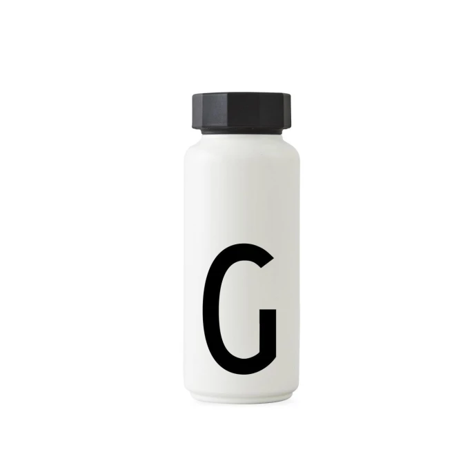Brandneu ???? Design Letters To Go Collection Thermosflasche - 500 Ml - G - Weiß ???? 1 Brandneu ???? Design Letters To Go Collection Thermosflasche - 500 Ml - G - Weiß ????
