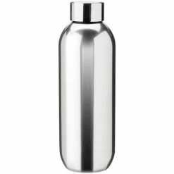 Am billigsten ???? Stelton Keep Cool Isolierflasche - 600 Ml - 22x7,5x7,5 Cm - Steel ????