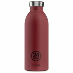Bestpreis ???? 24 Bottles Clima Bottle Earth Isolier-Trinkflasche - 500 Ml - Stone Country Red ⌛