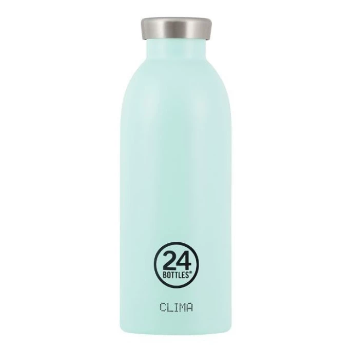 Budget ???? 24 Bottles Clima Bottle Isolier-Trinkflasche - 500 Ml - Cloud Blue ???? 1 Budget ???? 24 Bottles Clima Bottle Isolier-Trinkflasche - 500 Ml - Cloud Blue ????
