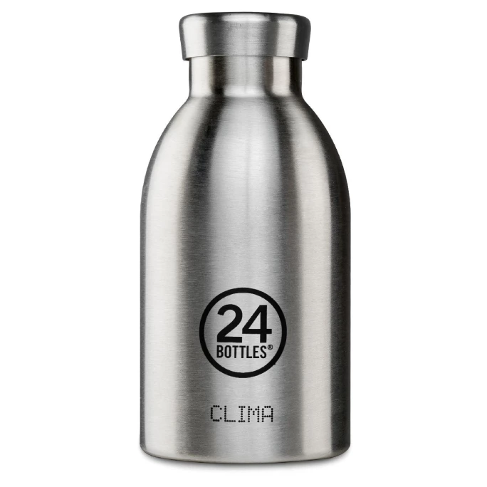 Rabatt ???? 24 Bottles Clima Bottle Basic Isolier-Trinkflasche Mini - 330 Ml - Steel ???? 1 Rabatt ???? 24 Bottles Clima Bottle Basic Isolier-Trinkflasche Mini - 330 Ml - Steel ????