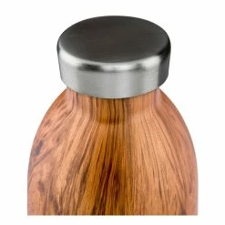 Alternative view of Top 10 ???? 24 Bottles Clima Bottle Wood Collection Isolier-Trinkflasche Mini - 330 Ml - Sequoia Wood ????