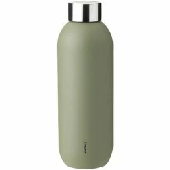 Auslauf ???? Stelton Keep Cool Isolierflasche - 600 Ml - Army ⌛