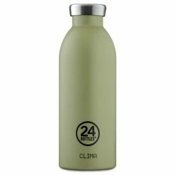 Budget ???? 24 Bottles Clima Bottle Earth Isolier-Trinkflasche - 500 Ml - Stone Sage ????