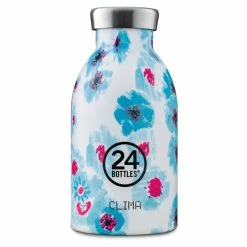 Budget ???? 24 Bottles Clima Bottle Silk Isolier-Trinkflasche Mini - 330 Ml - Early Breeze ????