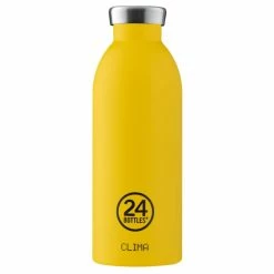 Bestes Angebot ???? 24 Bottles Clima Bottle Stone Trinkflasche - 500 Ml - Taxi Yellow ✔️