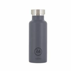 Schlussverkauf 🛒 24 Bottles Thermo Bottle Isolierflasche - 500 Ml - Formal Grey & Steel 🧨