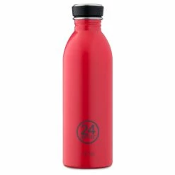Top 10 ???? 24 Bottles Urban Bottle Satin Finish Trinkflasche - 500 Ml - Hot Red ????