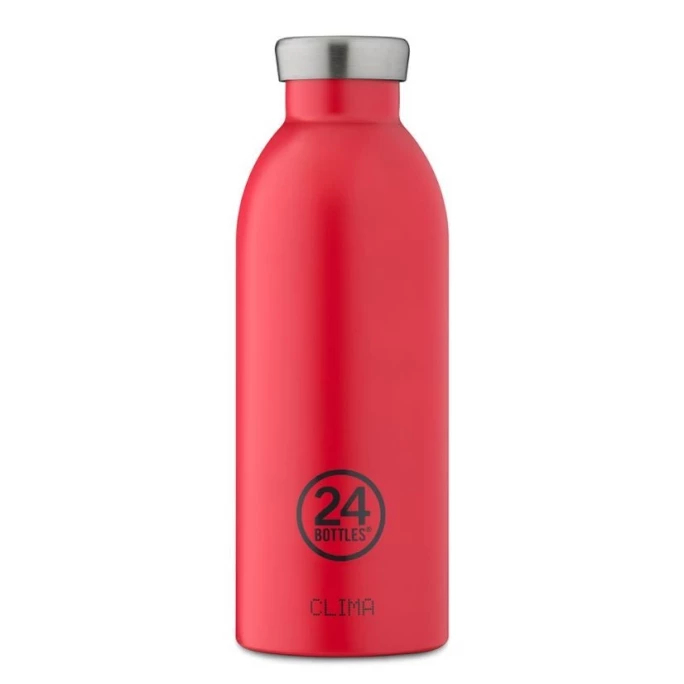 Aktion ⌛ 24 Bottles Clima Bottle Isolier-Trinkflasche - 500 Ml - Hot Red ???? 1 Aktion ⌛ 24 Bottles Clima Bottle Isolier-Trinkflasche - 500 Ml - Hot Red ????