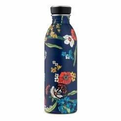 Angebote 🎁 24 Bottles Urban Bottle Floral Trinkflasche - 500 Ml - Denim Bouquet 💯