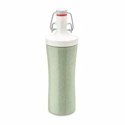 Rabatt 🎁 Koziol PLOPP TO GO Trinkflasche - 425 Ml - Organic Green-cotton White 🥰