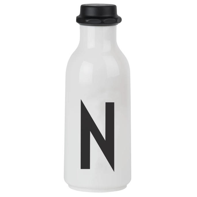 Auslauf ❤️ Design Letters - The Classic Collection Trinkflasche - 0,5 Liter - N - Weiß ???? 1 Auslauf ❤️ Design Letters - The Classic Collection Trinkflasche - 0,5 Liter - N - Weiß ????