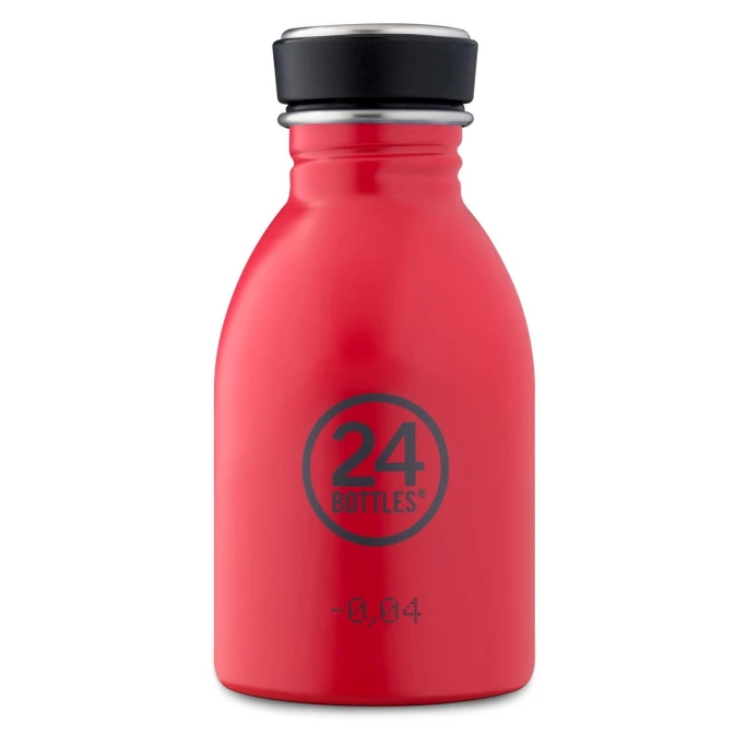 Schlussverkauf ???? 24 Bottles Urban Bottle Chromatic Trinkflasche Mini - 250 Ml - Hot Red ???? 1 Schlussverkauf ???? 24 Bottles Urban Bottle Chromatic Trinkflasche Mini - 250 Ml - Hot Red ????