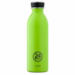 Neu 🛒 24 Bottles Urban Bottle Satin Finish Trinkflasche - 500 Ml - Lime Green ❤️