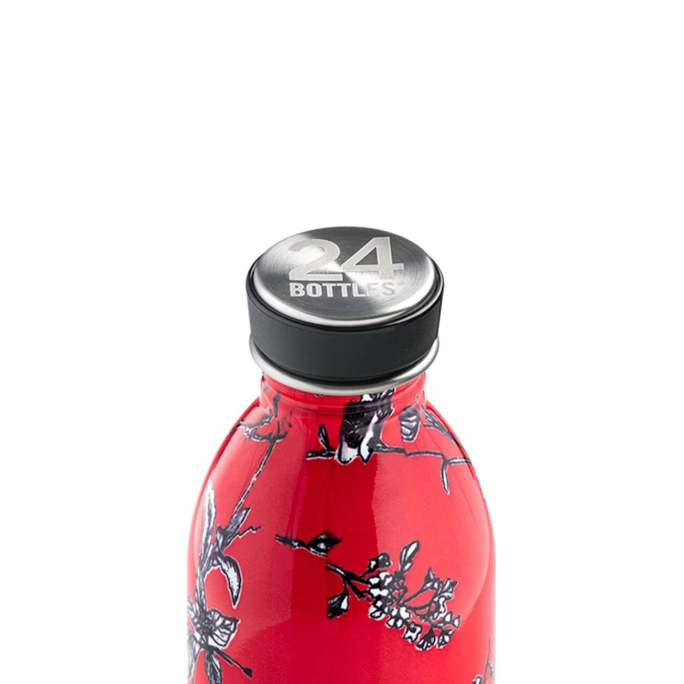 Auslauf ???? 24 Bottles Urban Bottle Floral Trinkflasche - 500 Ml - Cherry Lace ⌛ 2 Auslauf ???? 24 Bottles Urban Bottle Floral Trinkflasche - 500 Ml - Cherry Lace ⌛ – Bild 2