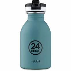 Bestpreis ???? 24 Bottles Kids Bottle Sport Lid Trinkflasche - 250 Ml - Powder Blue ????