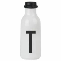 Brandneu ???? Design Letters - The Classic Collection Trinkflasche - 0,5 Liter - T - Weiß ✨