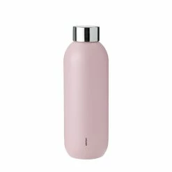 Beste Bewertungen von ???? Stelton Keep Cool Trinkflasche - 600 Ml - Misty Rose ????