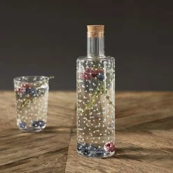 Alternative view of Billig ⌛ Riviera Maison Rivièra Maison Dots & Stripes Wasserflasche - 860 Ml - Transparent ????