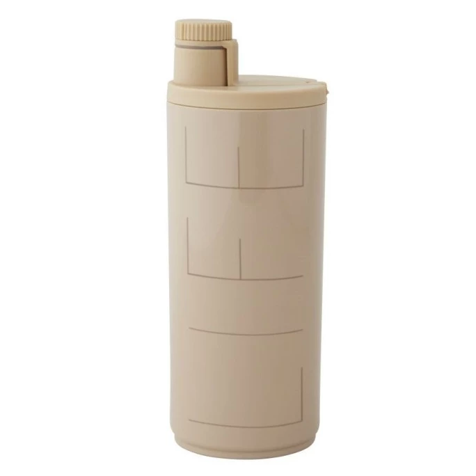 Bestpreis ???? Design Letters TO GO Travel Sportflasche - 500 Ml, 7,3x7,3x19,7 Cm - Ø 7,3 Cm - Beige ✔️ 1 Bestpreis ???? Design Letters TO GO Travel Sportflasche - 500 Ml, 7,3x7,3x19,7 Cm - Ø 7,3 Cm - Beige ✔️