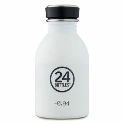 Auslauf 😉 24 Bottles Urban Bottle Satin Finish Trinkflasche Mini - 250 Ml - Ice White ✔️