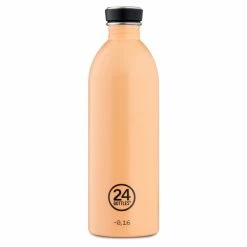 Billig ???? 24 Bottles Urban Bottle Pastel Trinkflasche - 1 Liter - Peach Orange ????