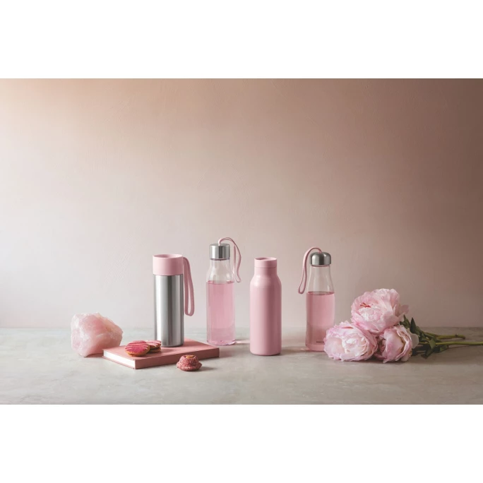 Schlussverkauf ???? Eva Solo Glass Glastrinkflasche - 500 Ml - Höhe 22 Cm, Ø 7 Cm - Rose Quartz ???? 4 Schlussverkauf ???? Eva Solo Glass Glastrinkflasche - 500 Ml - Höhe 22 Cm, Ø 7 Cm - Rose Quartz ???? – Bild 4
