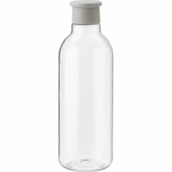 Auslauf ???? RIG-TIG By Stelton DRINK-IT Wasserflasche - 0,75 Liter - 25x8x8 Cm - Light Grey ????